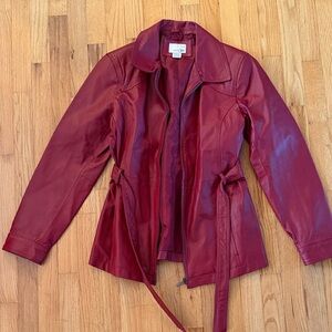 Cherry red vintage jacket
